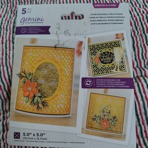 Gemini Create-A-Card Interchangeable Trellis Frame